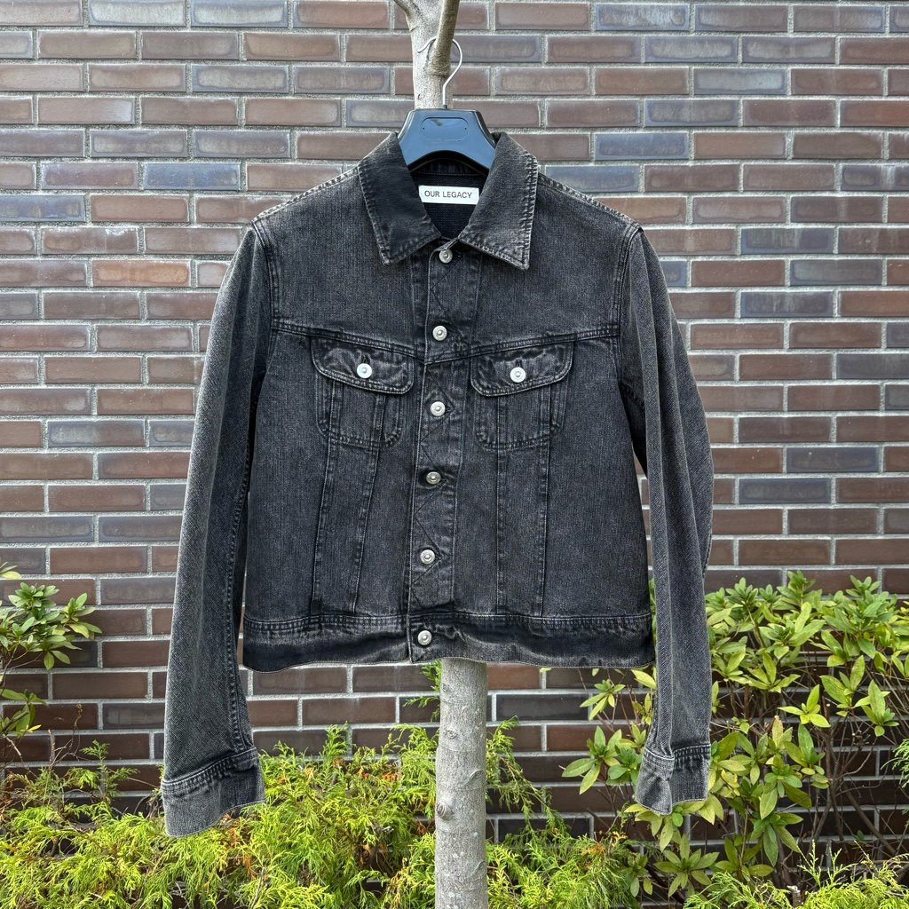 OUR LEGACY Uniform デニムジャケット 46 ブラック オーセンティックなデニムジャケット - OUR LEGACY 2023AW | TikTok