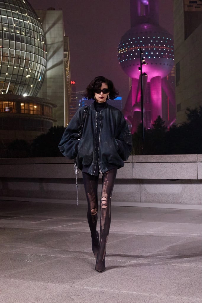 Balenciaga 25SS seamless jacket バレンシアガ balenciaga バレンシアガ 25ss デニムボンバー ルック30 XS - ARCHIVESTOCK