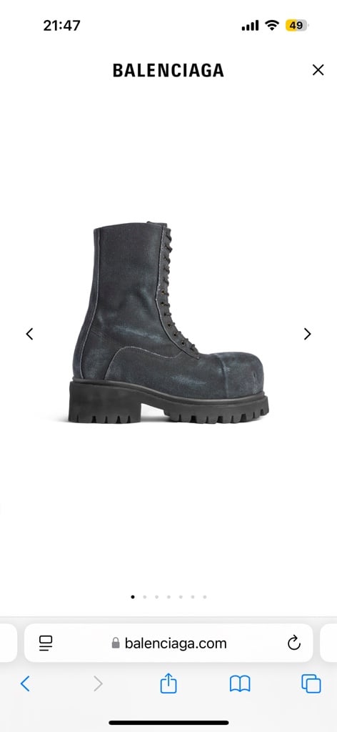 balenciaga stomper boots 41 - ARCHIVESTOCK