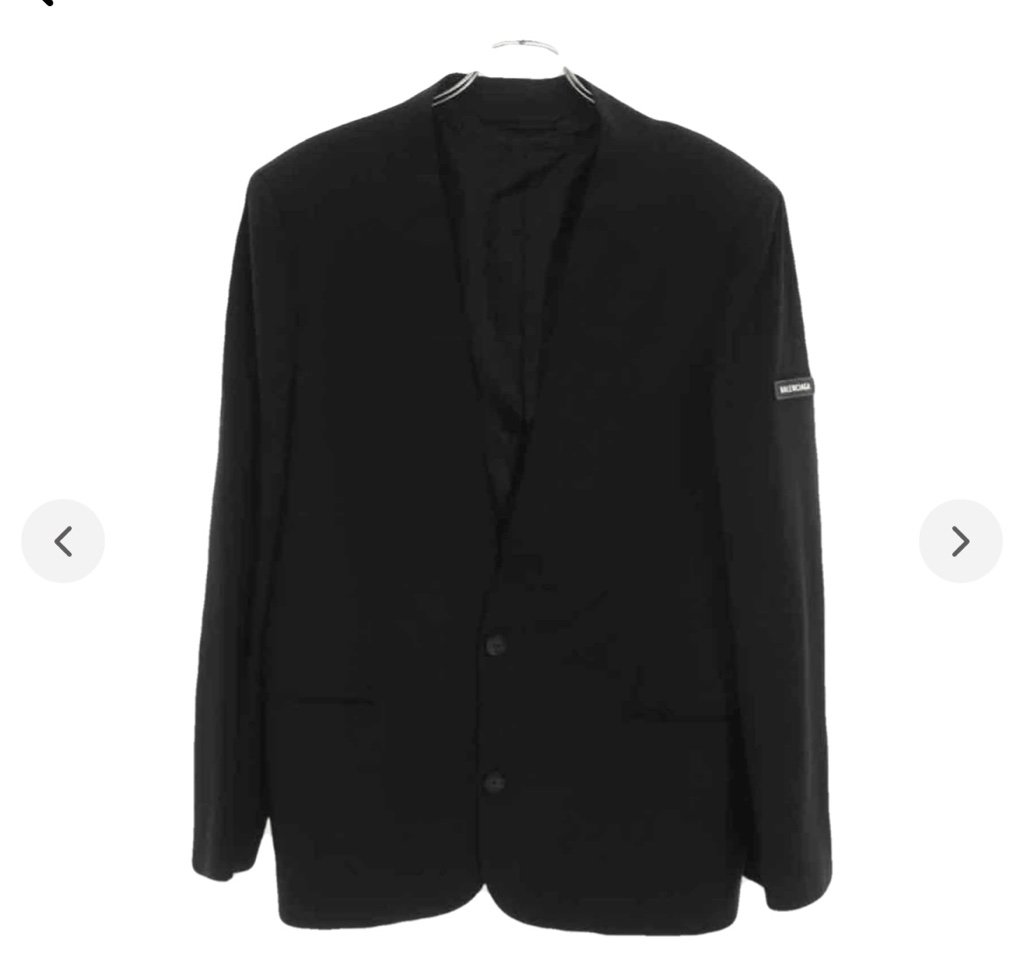ジャケット・アウター Balenciaga faked lapel tailored jacket Balenciaga faked lapel tailored jacket 34 - ARCHIVESTOCK