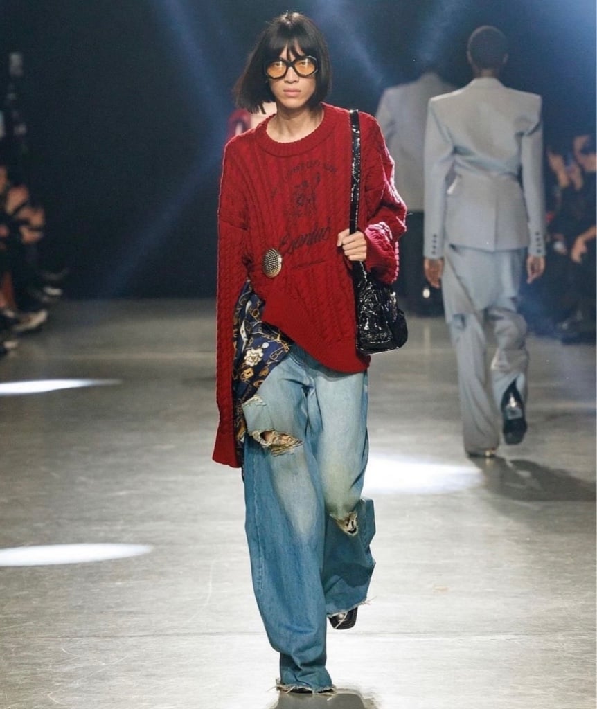 EGONLAB エゴンラボ　24AW ニット EGONLAB 24aw ニット , crew neck red - ARCHIVESTOCK egon lab 24aw