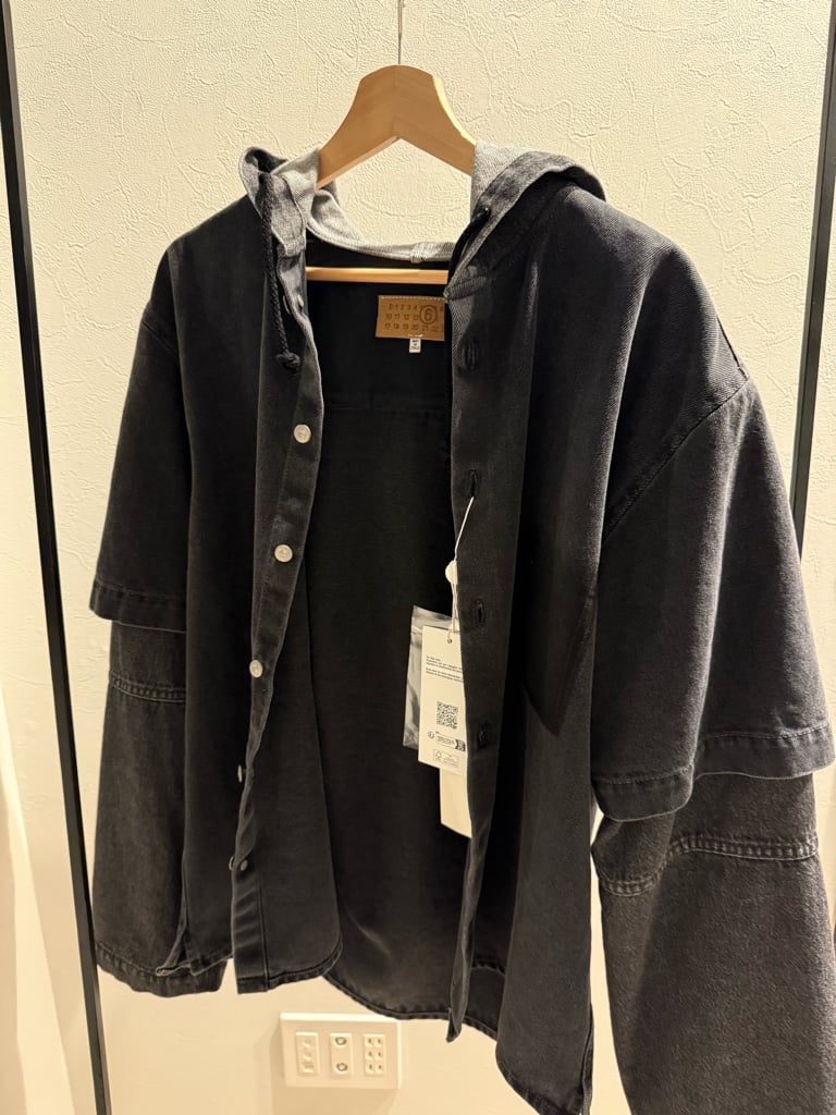 新品未使用 mm6 24ss フーデッドデニムジャケット - ARCHIVESTOCK