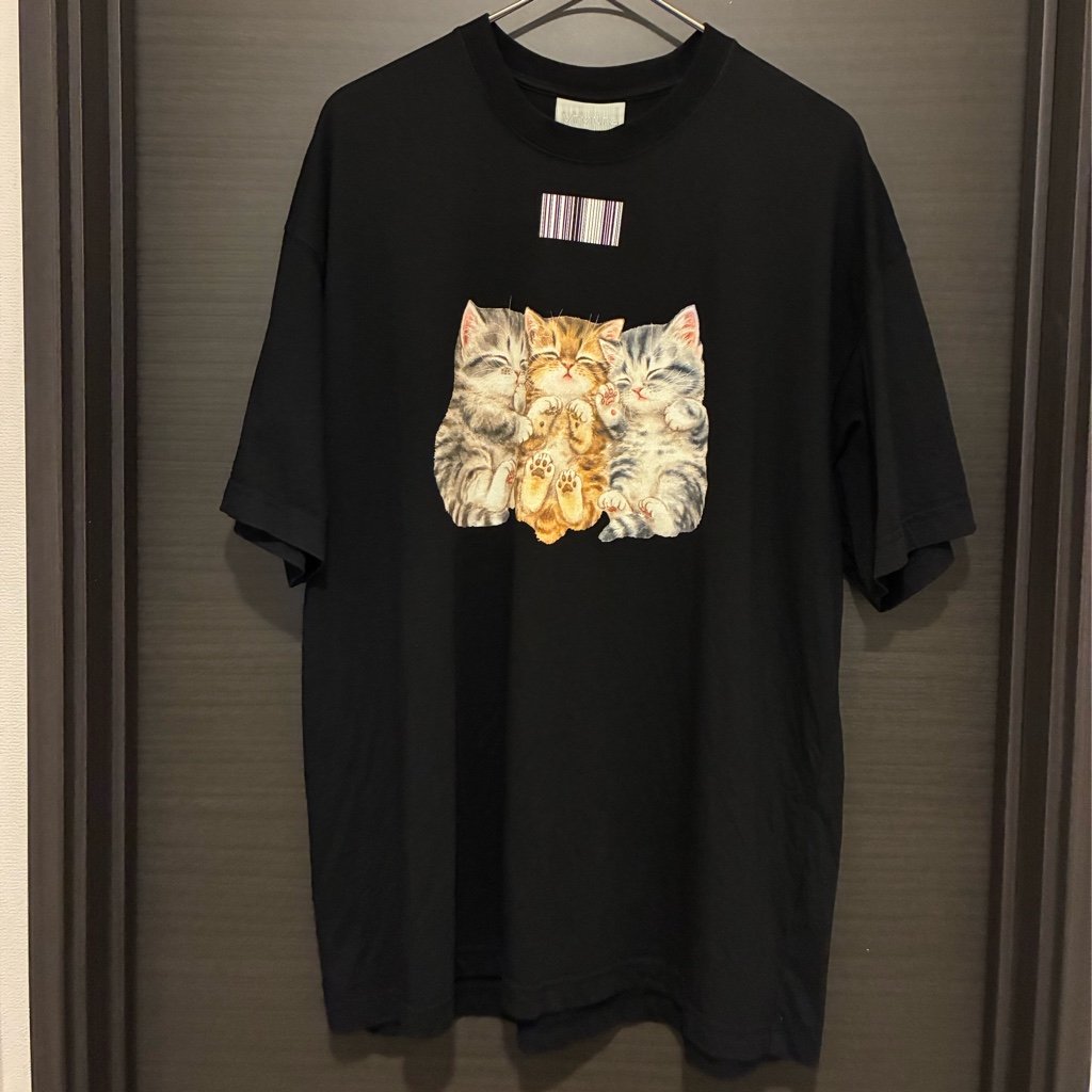 vtmnts vetements ヴェトモン 猫 CAT Tシャツ - ARCHIVESTOCK