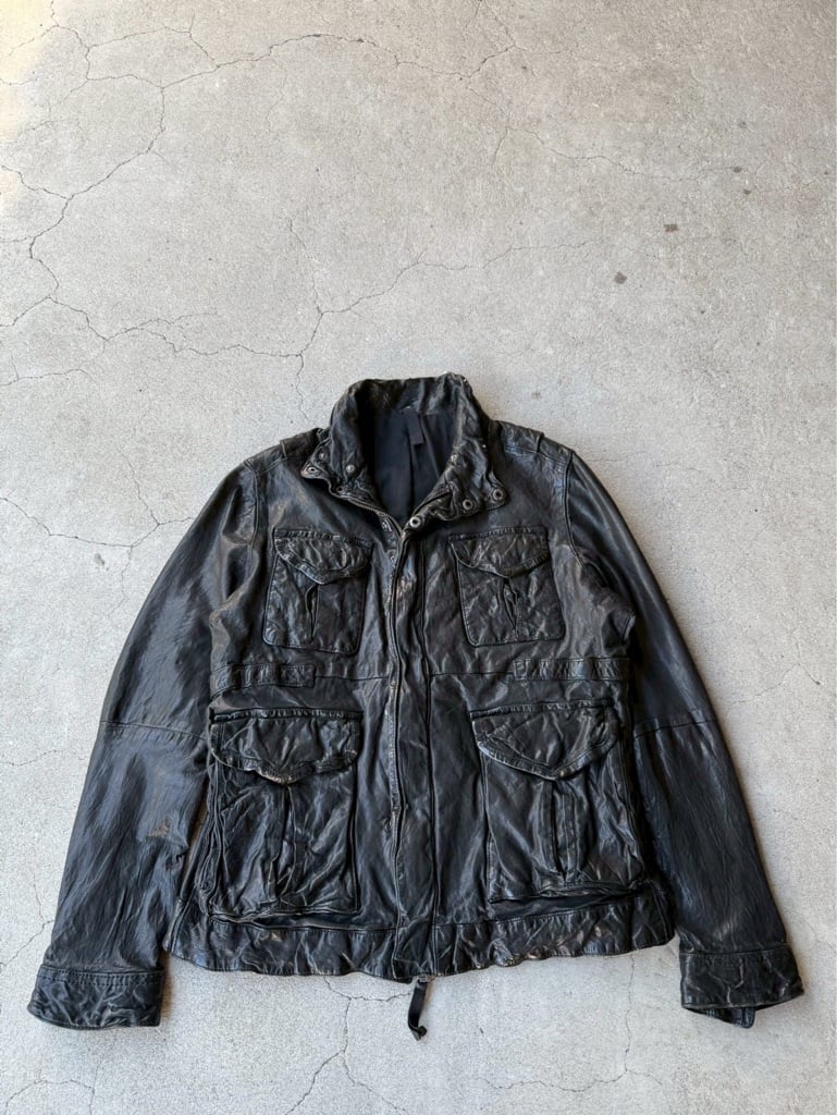 ジャケット・アウター 00s archive EKAM sheep leather jacket ジャケット・アウター 00s archive EKAM sheep leather jacket 00s