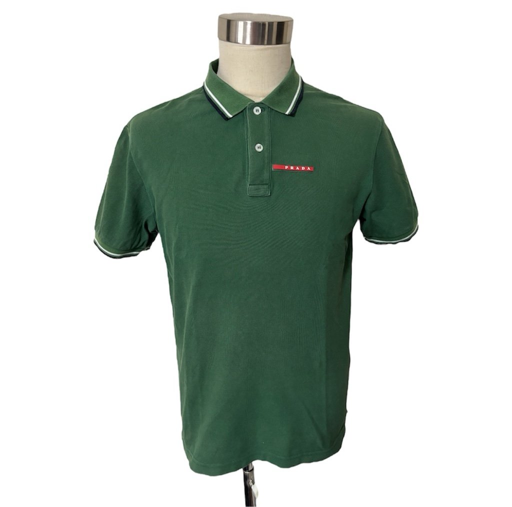 PRADA SPORT ラバーロゴ ポロシャツ PRADA SPORT ラバーロゴ ポロシャツ - ARCHIVESTOCK