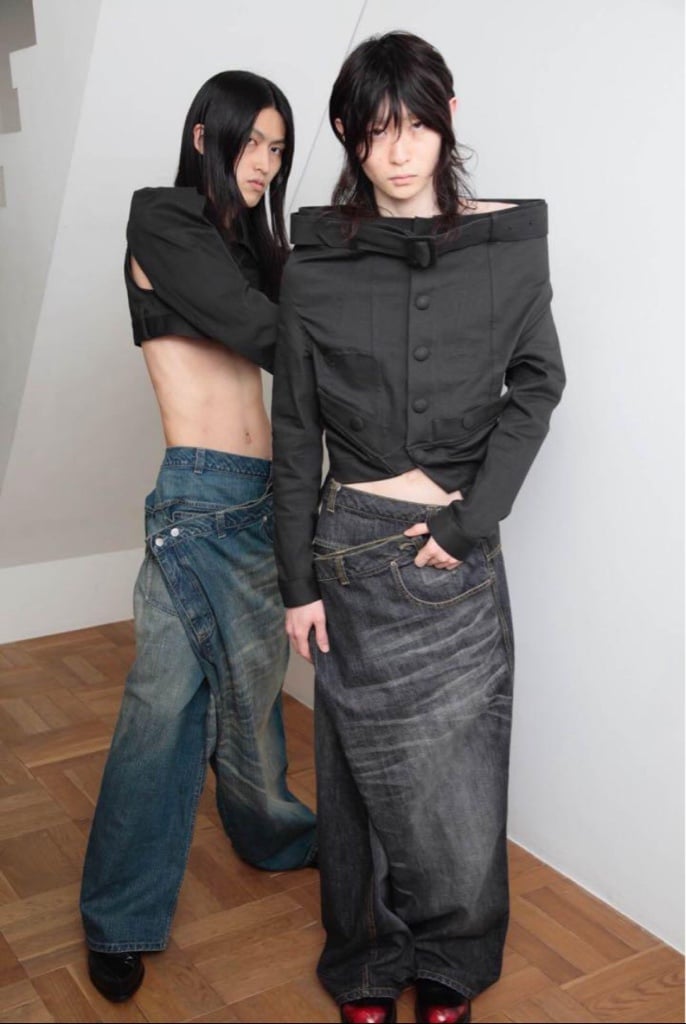 ORIMI OVERLAP BUGGY DENIM PANTS Indigo新品 - ARCHIVESTOCK