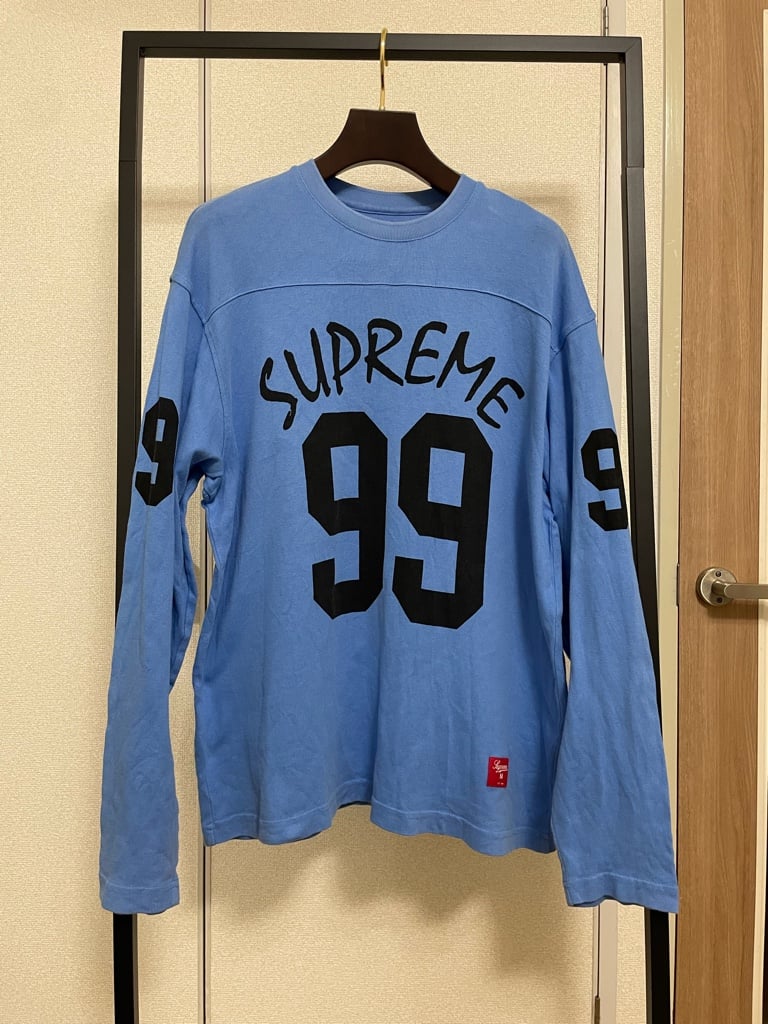 TWICE モモ着用 supreme 99 l/s football top B73786CB-7E06-4F6B-8D36-
