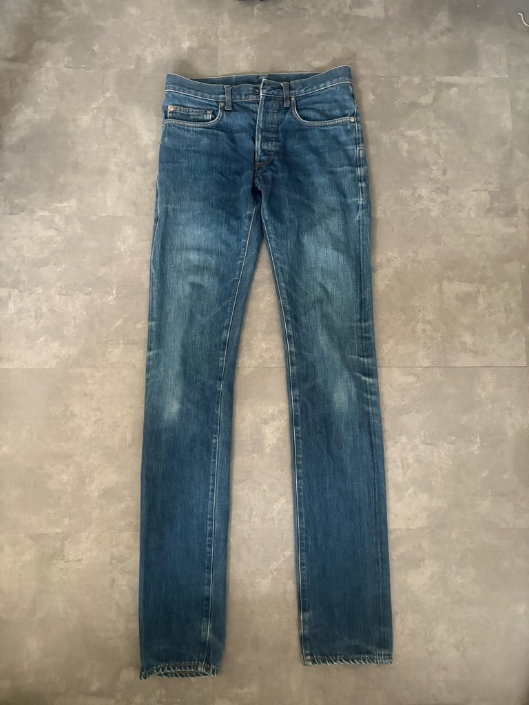 dior homme jake エディ期 デニム 29インチ フルレングス blue jeans