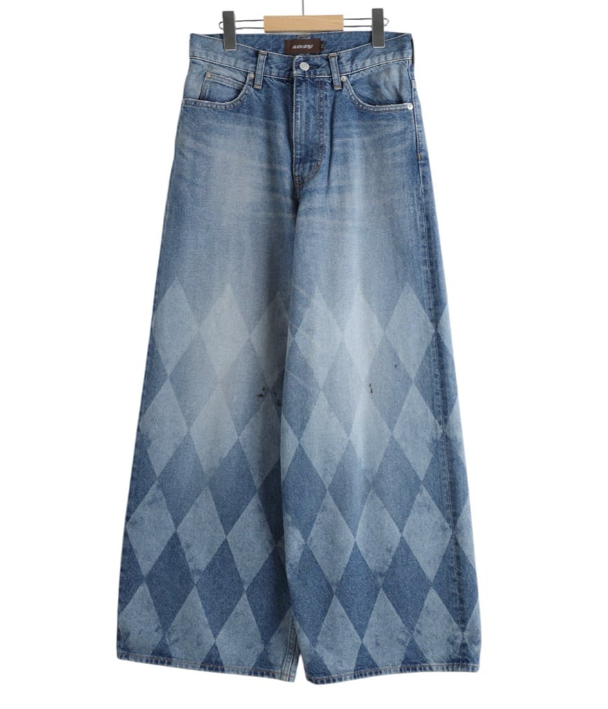 パンツ MASU MB BAGGY JEANS DIAMOND INDIGO 46 MASU(エムエーエスユー)のMB BAGGY JEANS DIAMOND INDIGOの通販