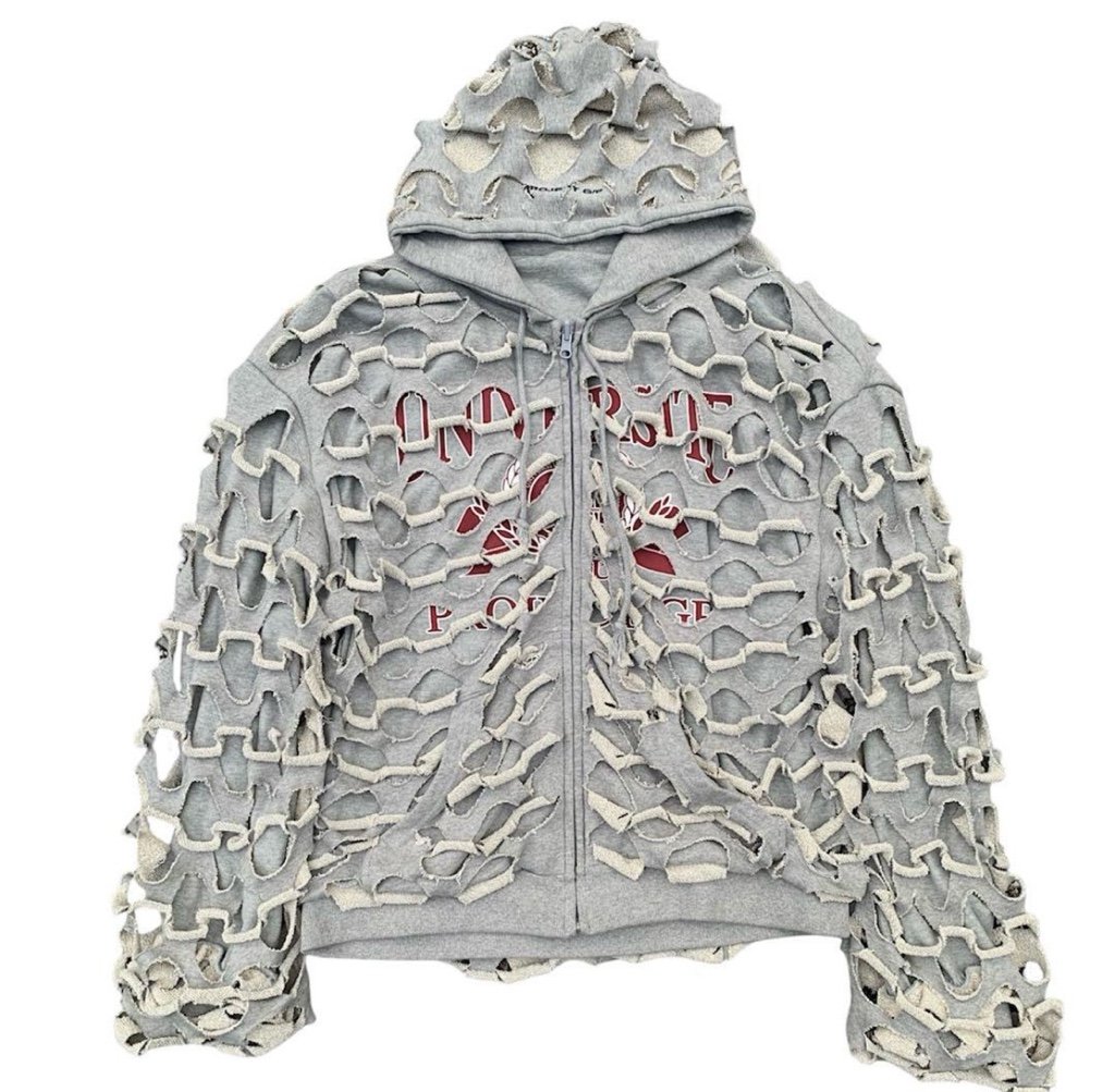 PROJECT G/R REVERSIBLE LASER CUT HOODIE - ARCHIVESTOCK