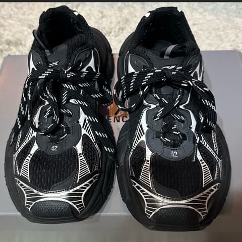 付属品完備 25ss PRADA SHUFFLE ダブルモンクシューズ 革靴 レザー