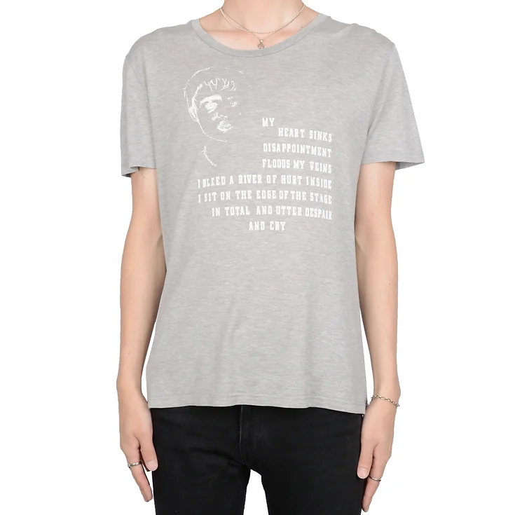 dior homme AW05 pete doherty tシャツ Dior AWO5 Pete Doherty T-shirt SIZE: M PRICE: SOLD Dior Homme AW05