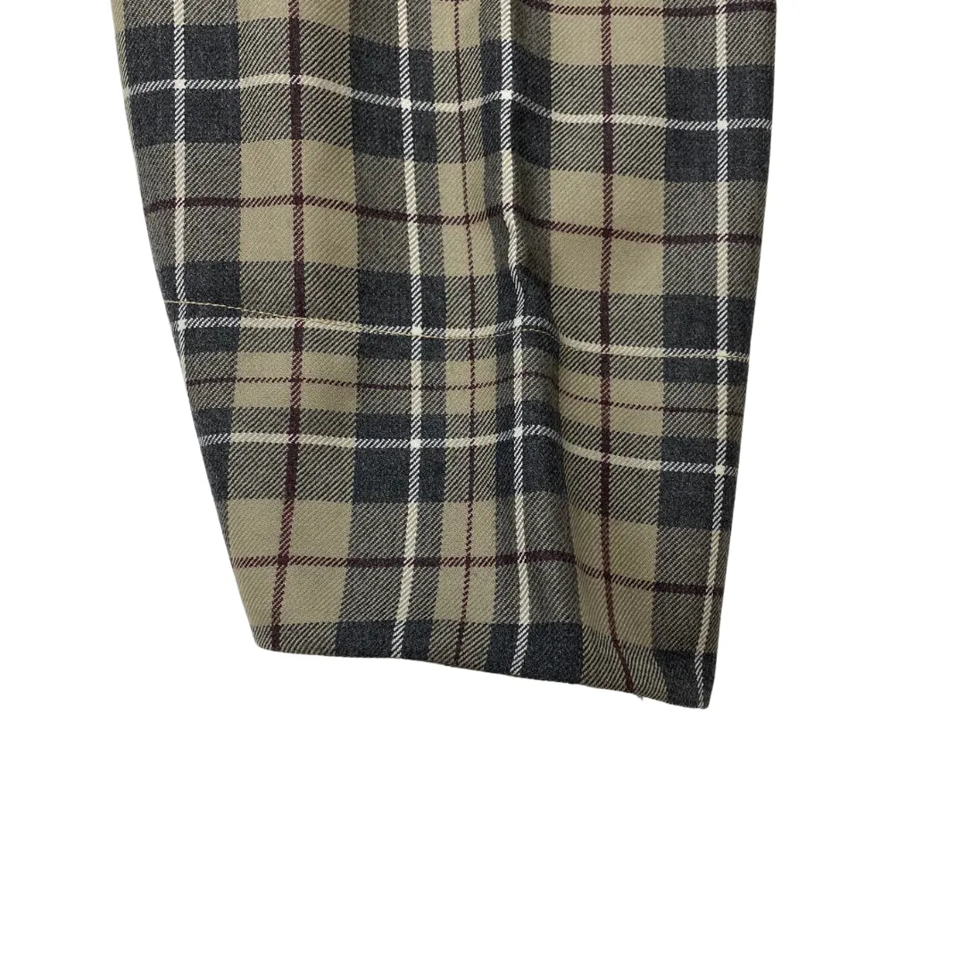 WORLDS END ヴィヴィアンウエストウッド 変形パンツ チェック 英国製 WORLDS END ヴィヴィアンウエストウッド 変形パンツ チェック 英国製