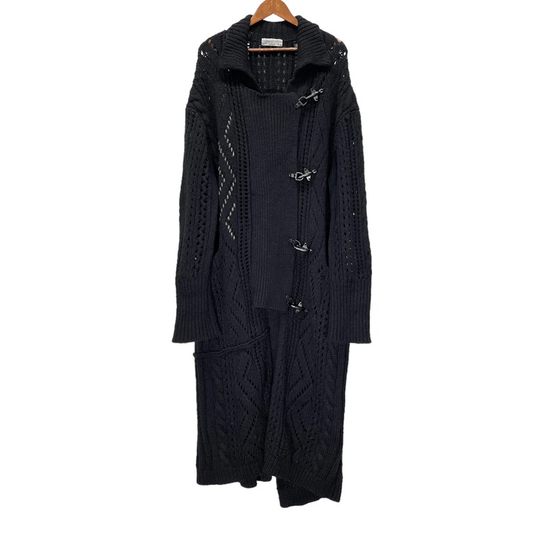 ★美品 19aw 多素材赤ラインダブルニットコート yohjiyamamoto ☆美品 19aw 多素材赤ラインダブルニットコート yohjiyamamoto