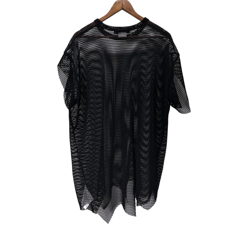 BLACK COMME des GARCONS 23SS メッシュランダムカットオフクルー 