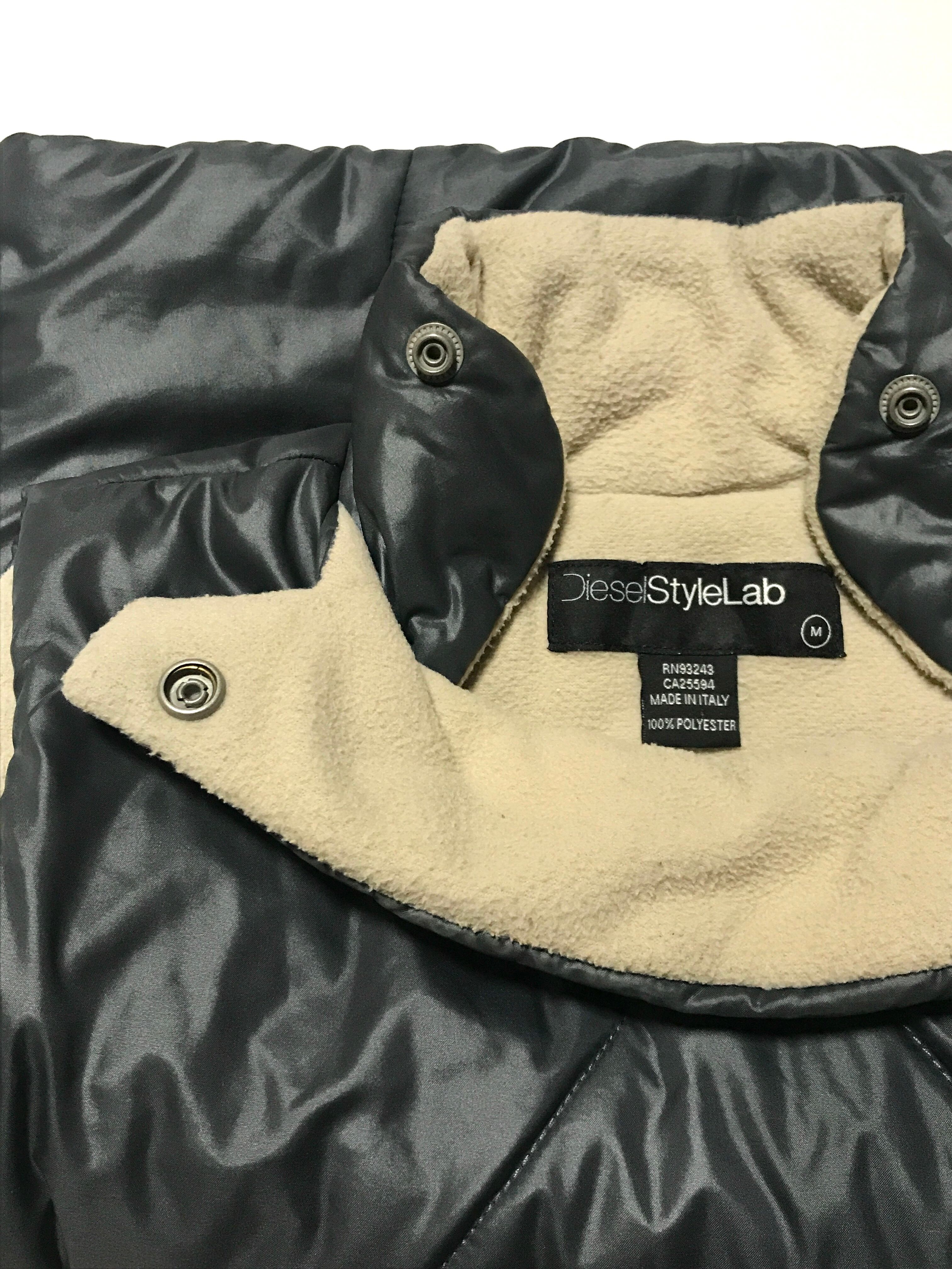 DIESEL STYLE LAB Technical-Cut Pullover Paded Vest