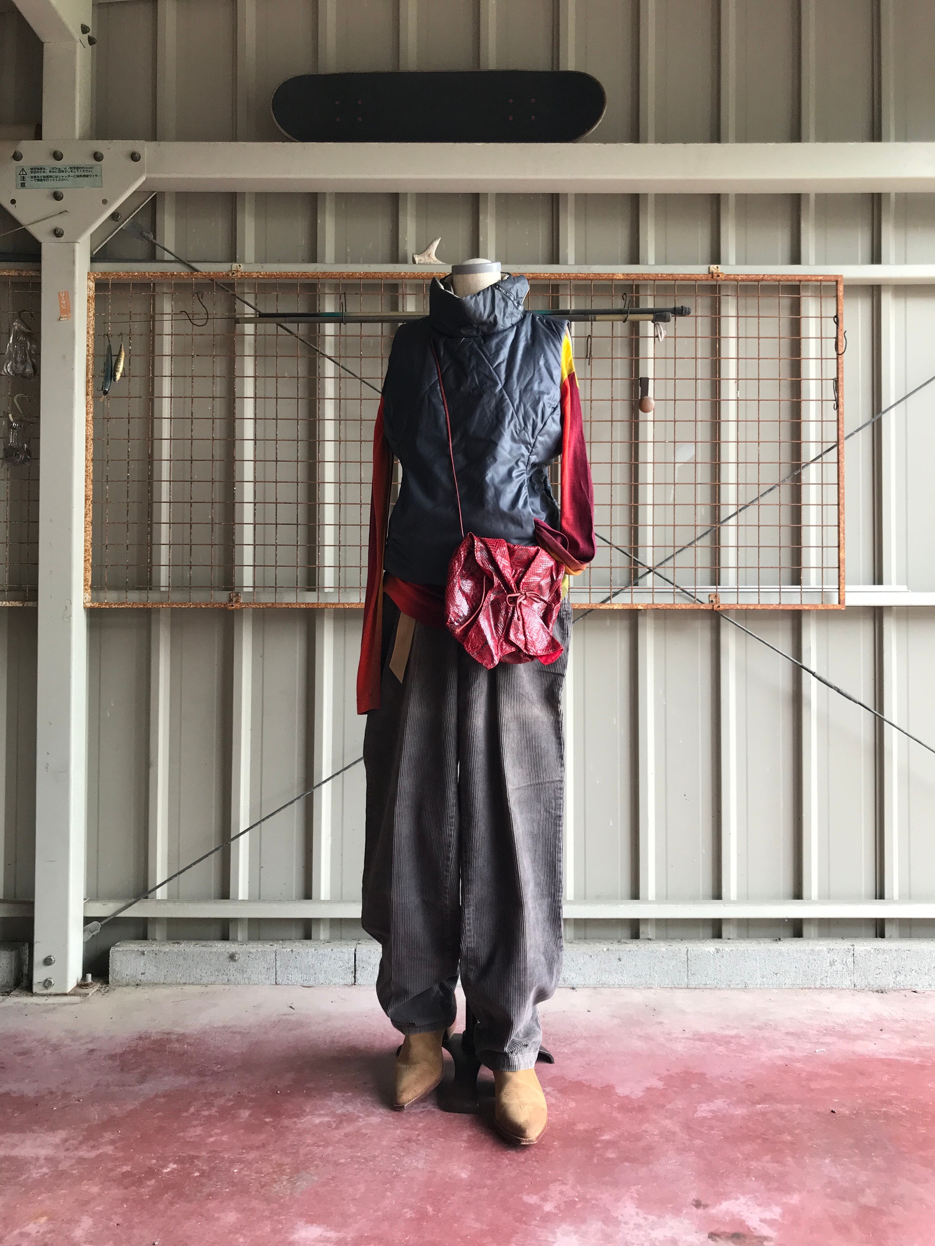 トップス DIESEL STYLE LAB Technical-Cut Vest DIESEL STYLE LAB Technical-Cut Pullover Paded Vest