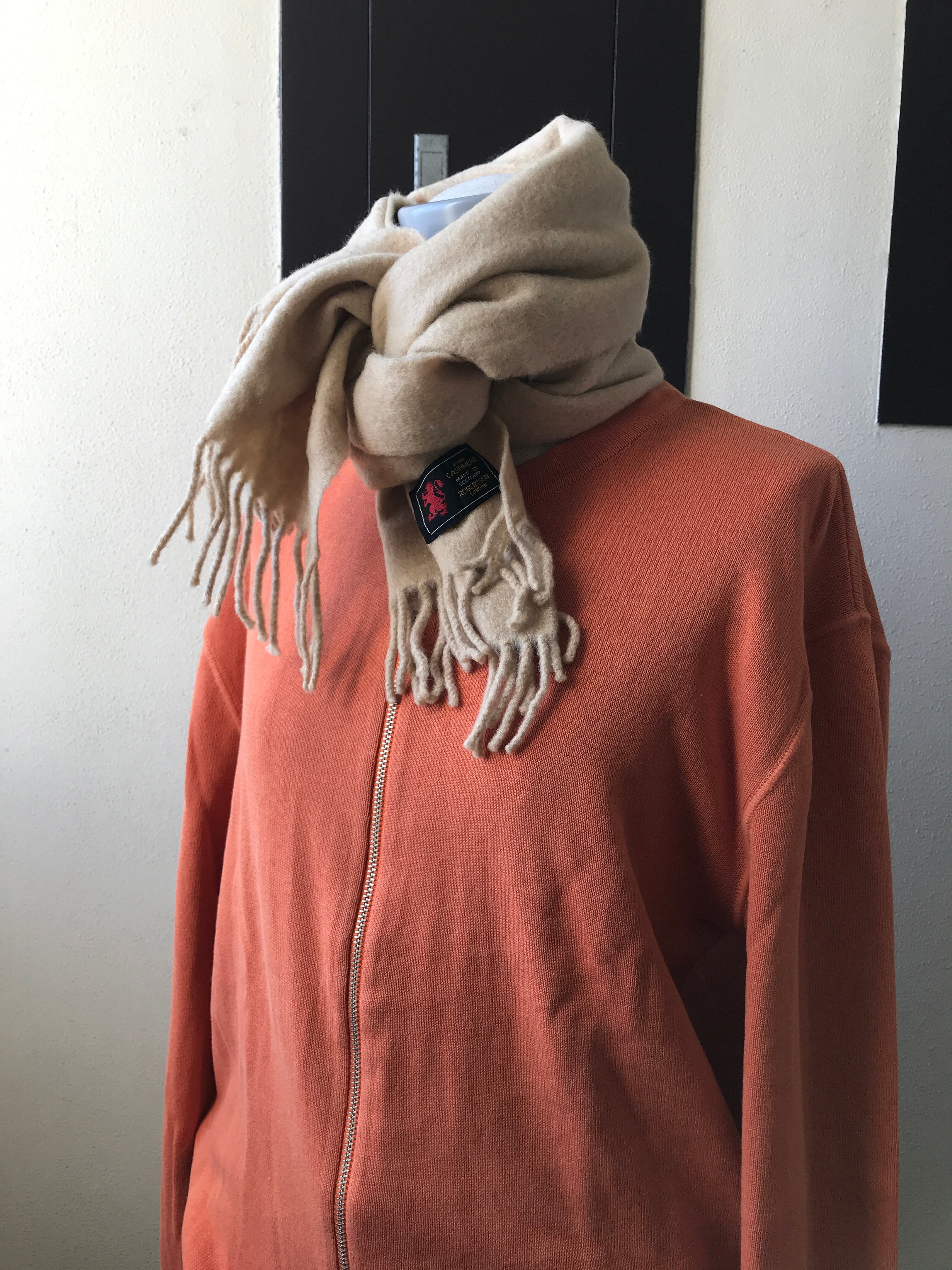 CoSTUME NATIONAL HOMME Orange Zip Knit - ARCHIVESTOCK