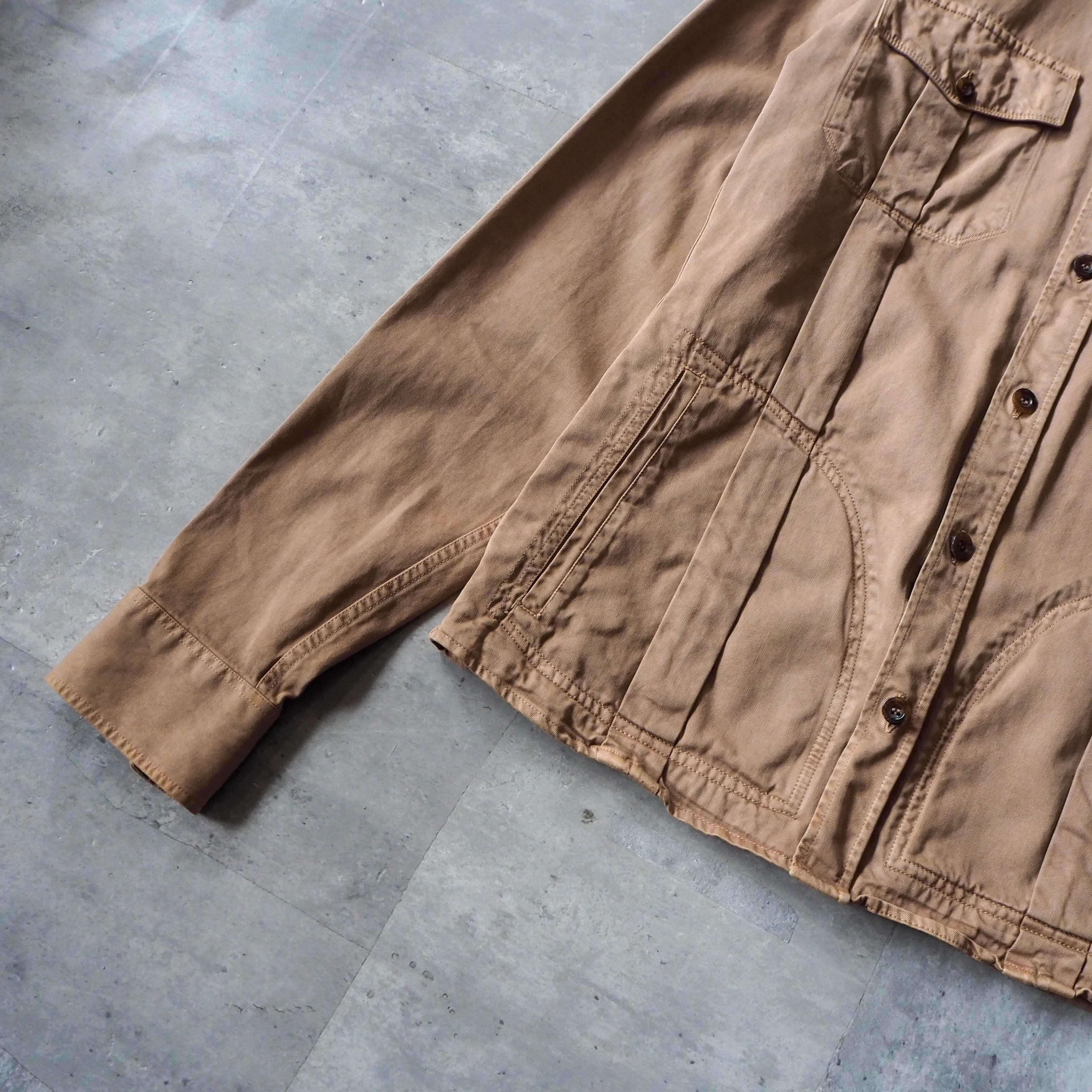 GUCCI” safari shirt グッチ フリーダ期 黒タグ サファリシャツ