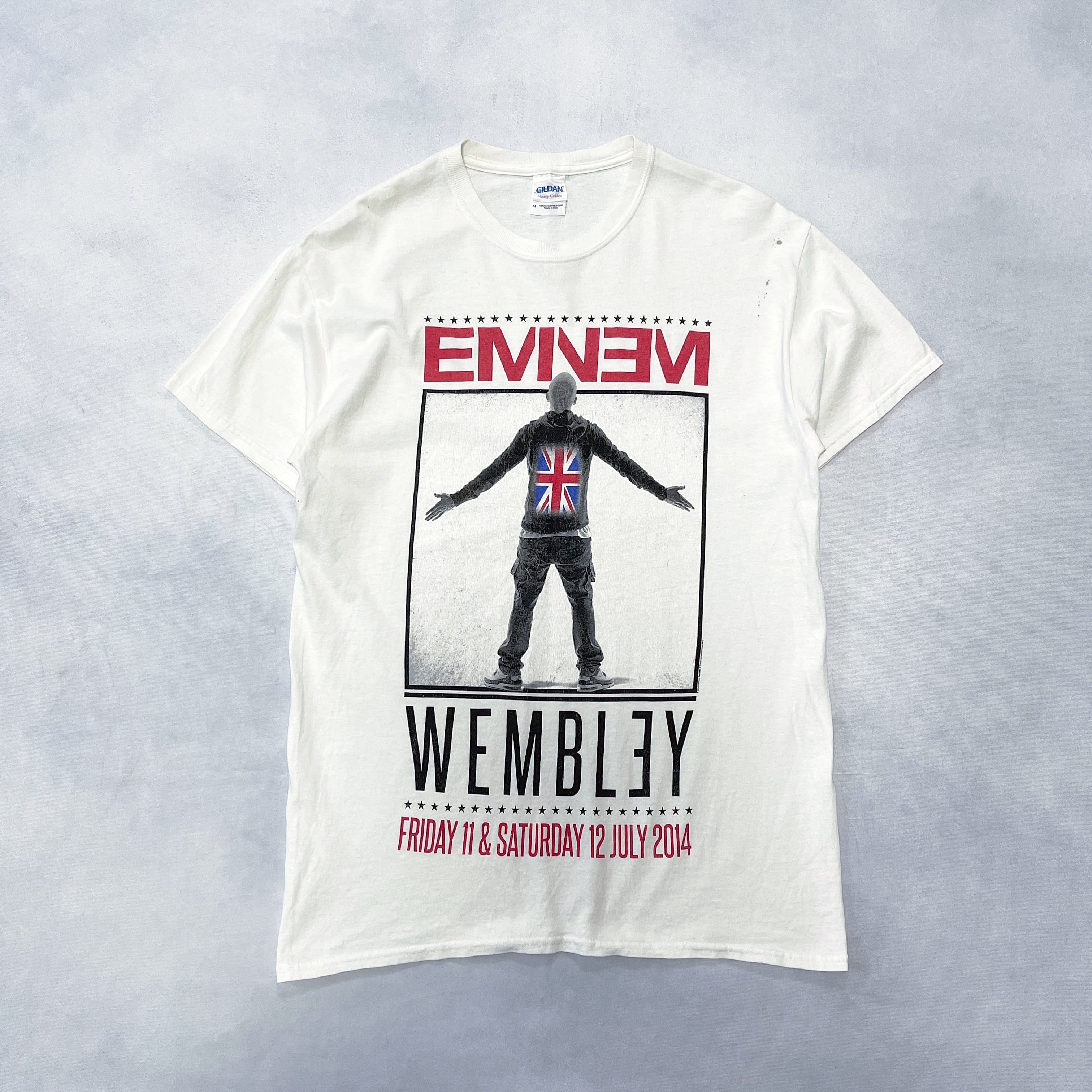 hiphop エミネム　tシャツ EMINEM エミネム バンドTシャツ 2014年 ツアーTシャツ Mサイズ