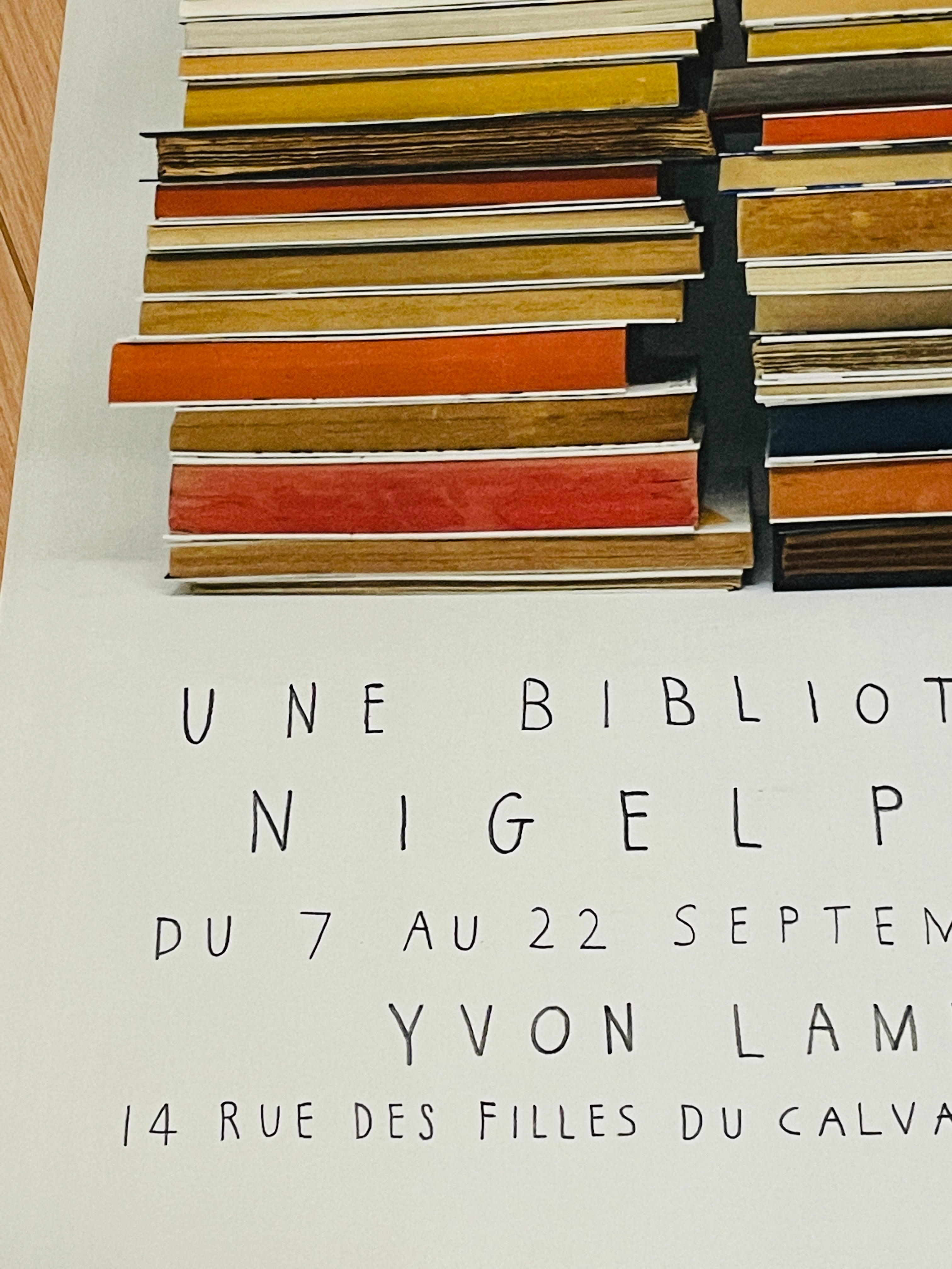 フランス限定】額装付き 人気北欧アーティストNigel Peake 両面 