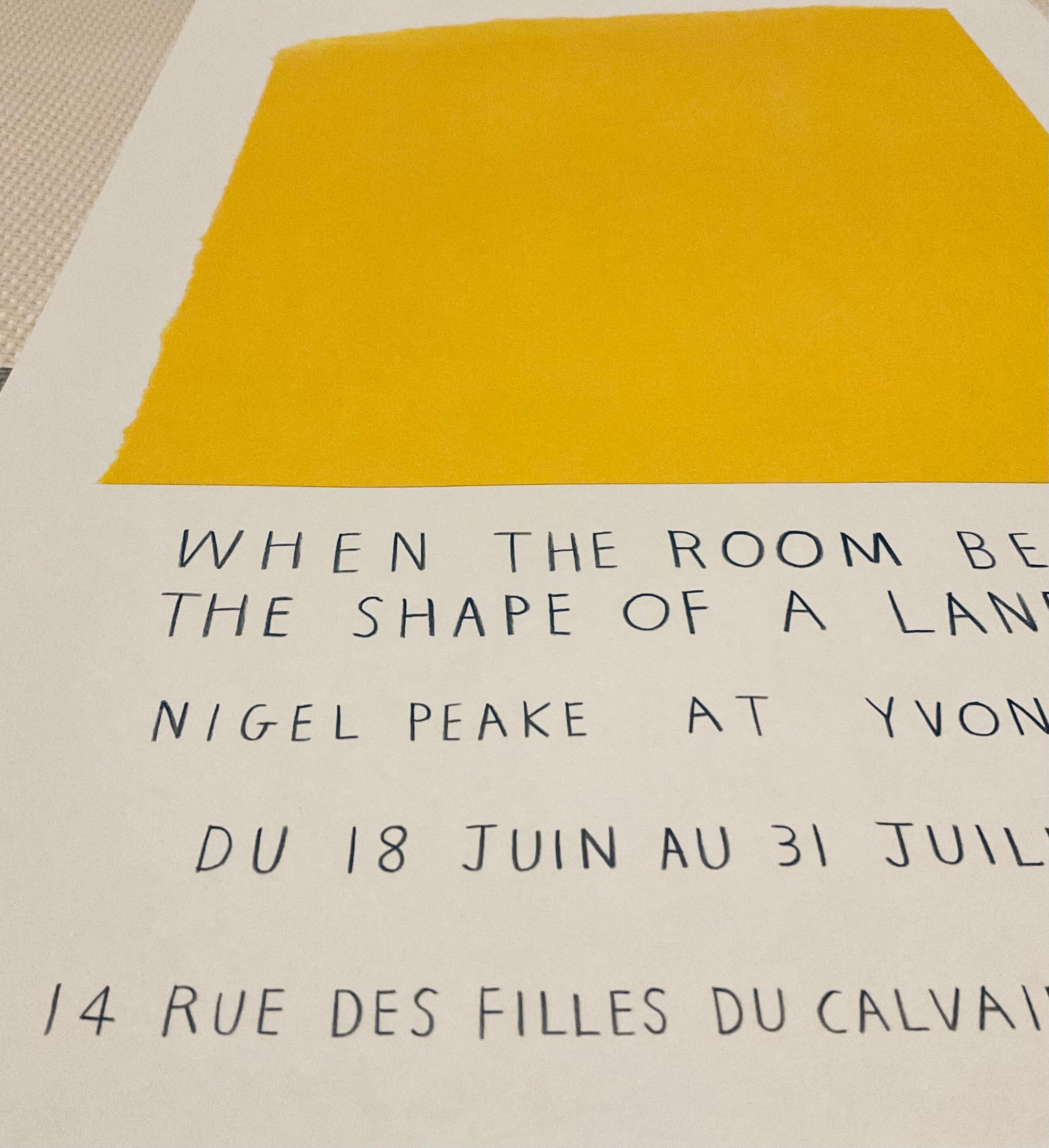 再入荷：【フランス限定】額装つき アーティストNigel Peake 希少 