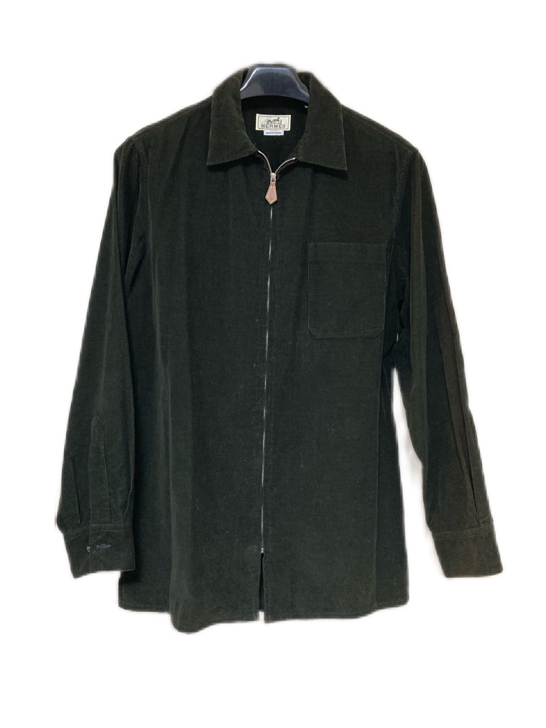 HERMES コーデュロイ ジップシャツ - ARCHIVESTOCK