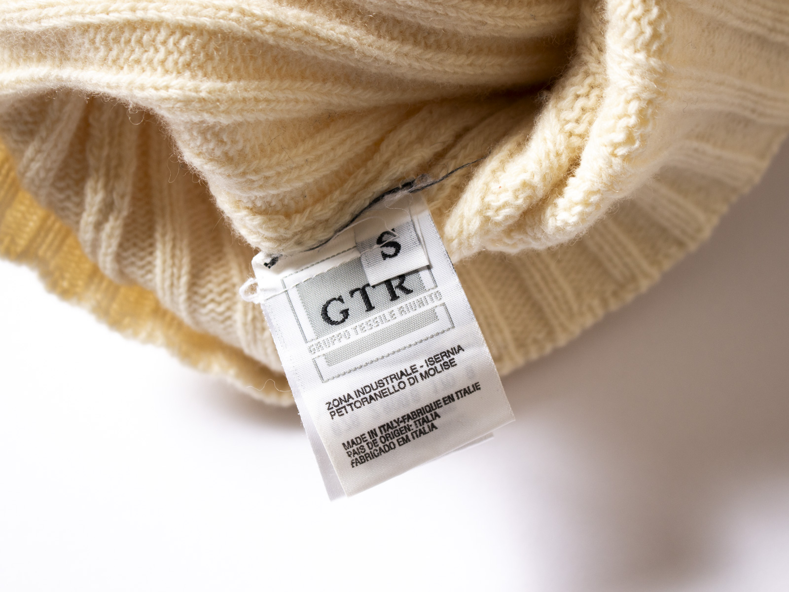 本人期　HELMUT LANG リブニット ブラックmade in Italy 本人期 HELMUT LANG リブニット ブラックmade in Italy