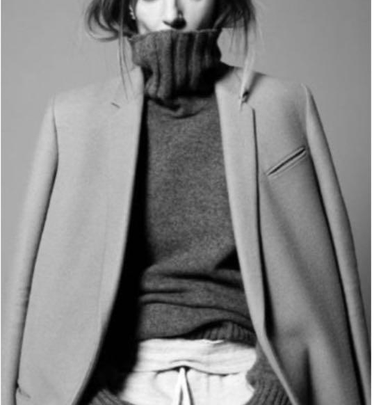 CELINE 】 フィービー期 クロンビーコート ダークネイビー 36