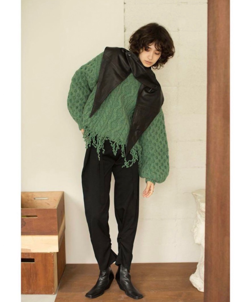 LEINWANDE Disassembly Wool Top ニット｜トップス