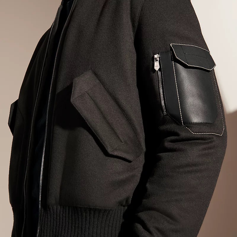 HERMES 21AW 撥水カシミア100% MA-1ボンバージャケット 44 HERMES 21AW 撥水カシミア100% MA-1ボンバージャケット 44 - ARCHIVESTOCK