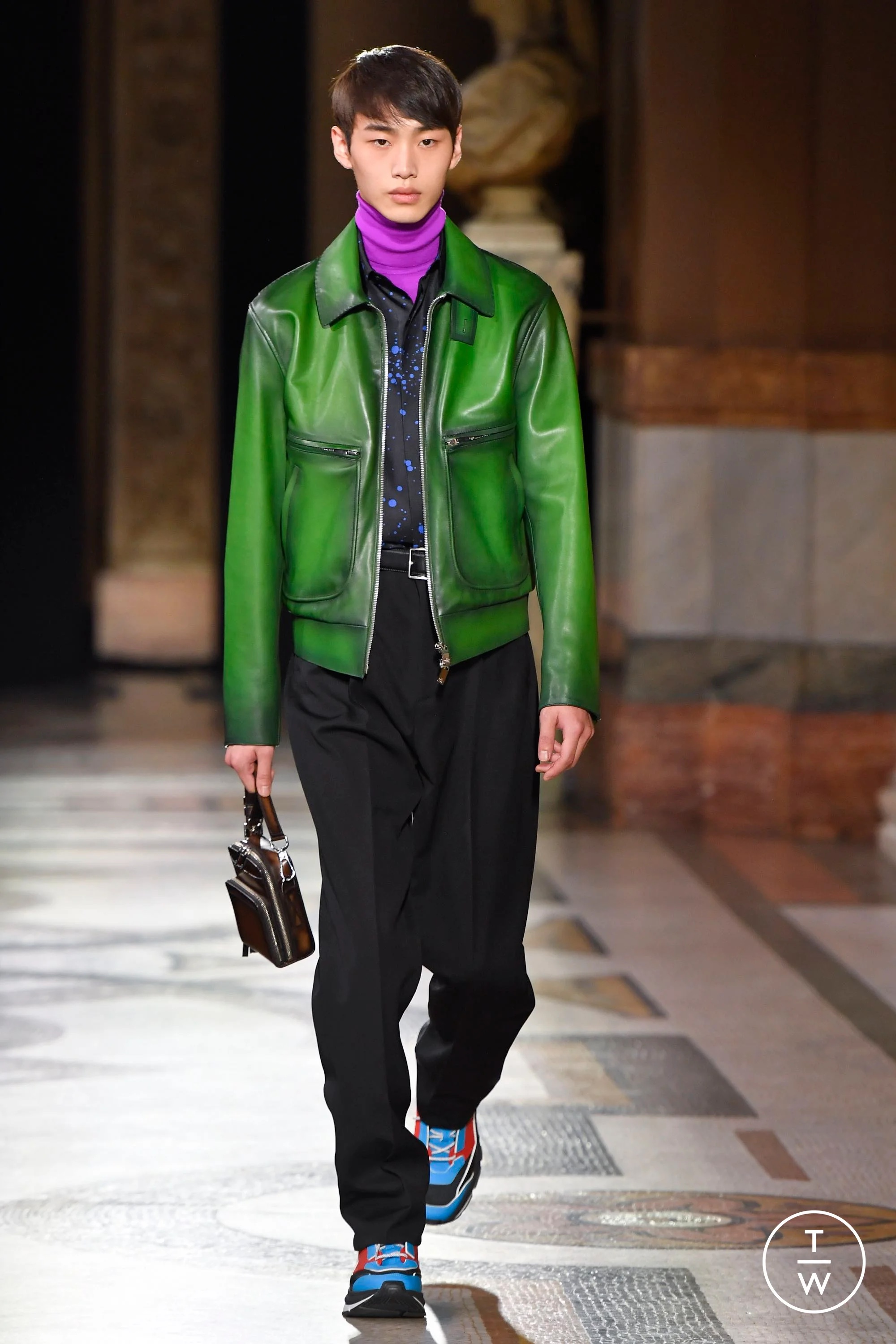 BERLUTI パティーヌ レザーブルゾン 46 - ARCHIVESTOCK