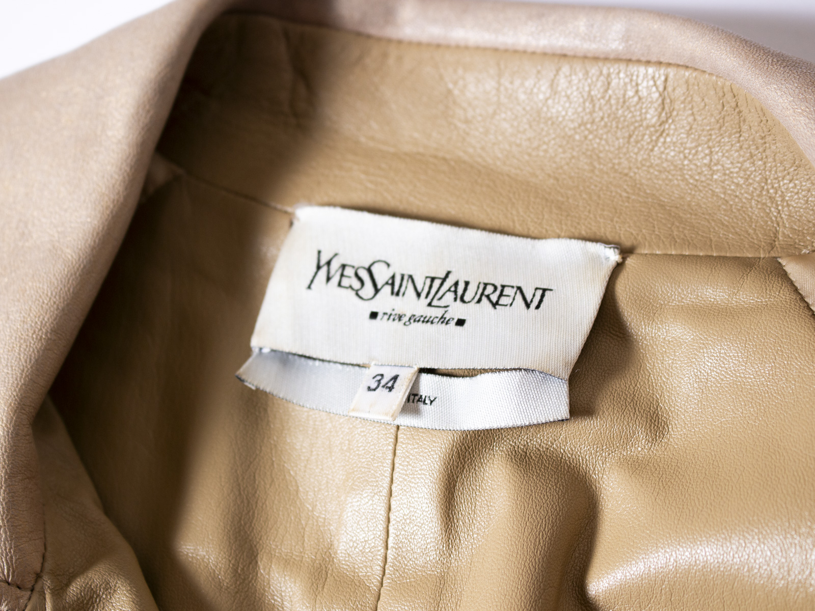 YSL rive gauche 】 2000's ライダースジャケット 34（S程度