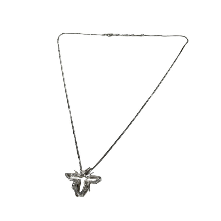 Dior Homme シルバー925ビーモチーフ3Dスケルトンネックレス  