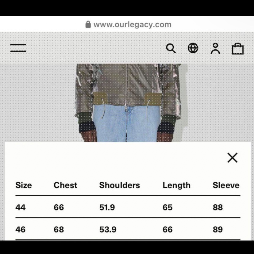 OUR LEGACY GLYPTODON BOMBER (再出品) - ARCHIVESTOCK