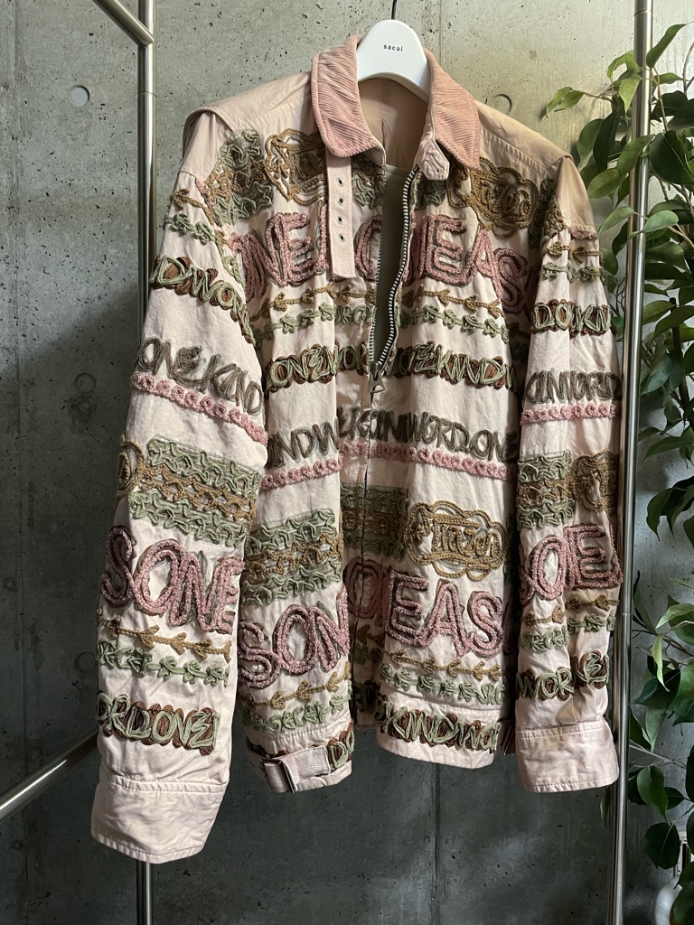 SACAI × ERIC HAZE 23ss 刺繍ジャケット - ARCHIVESTOCK