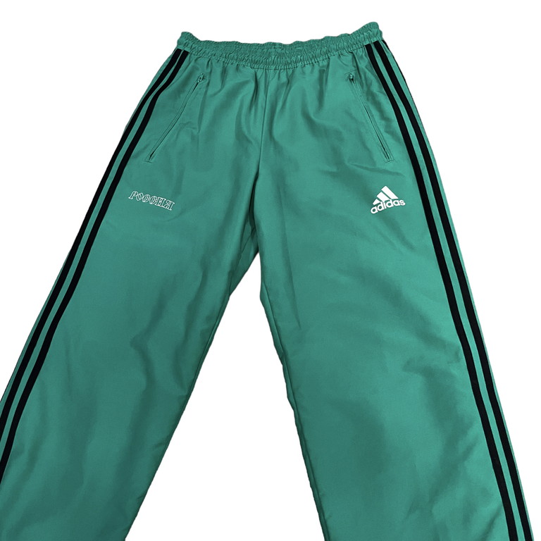 Gosha Rubchinskiy×adidas 18AW POGGNRプリントサイドラインパンツ