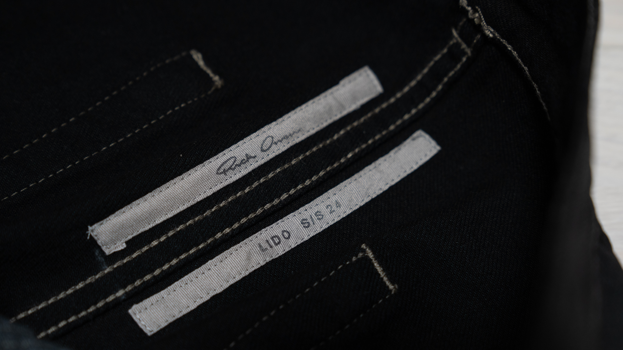 新品]Rick Owens 24SS BLOAN BOOTCUT DENIM - ARCHIVESTOCK