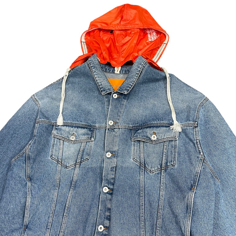 ヘロンプレストンフードデニムジャケット ヘロンプレストンフードデニムジャケット