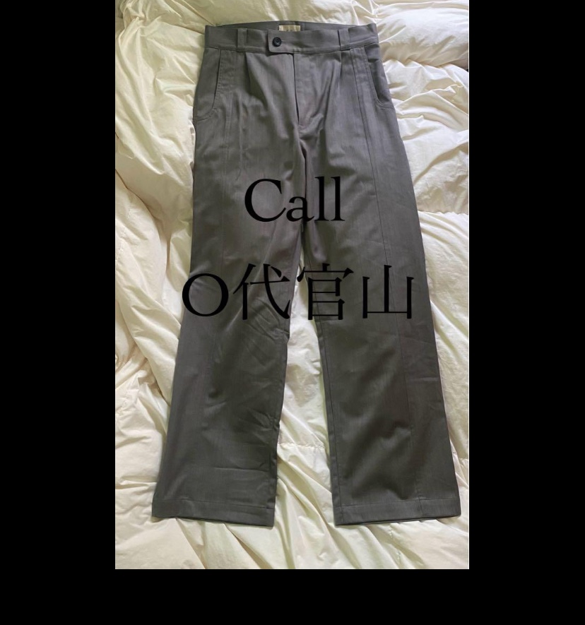 パンツ Call randy KITE TROUSERS Call KITE TROUSERS (BLACK) | sieni -Online Store-