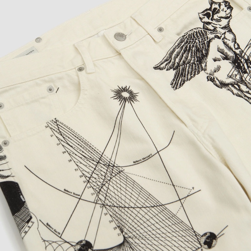 Dries Van Noten 23AW 総柄 デニム パンツ - ARCHIVESTOCK