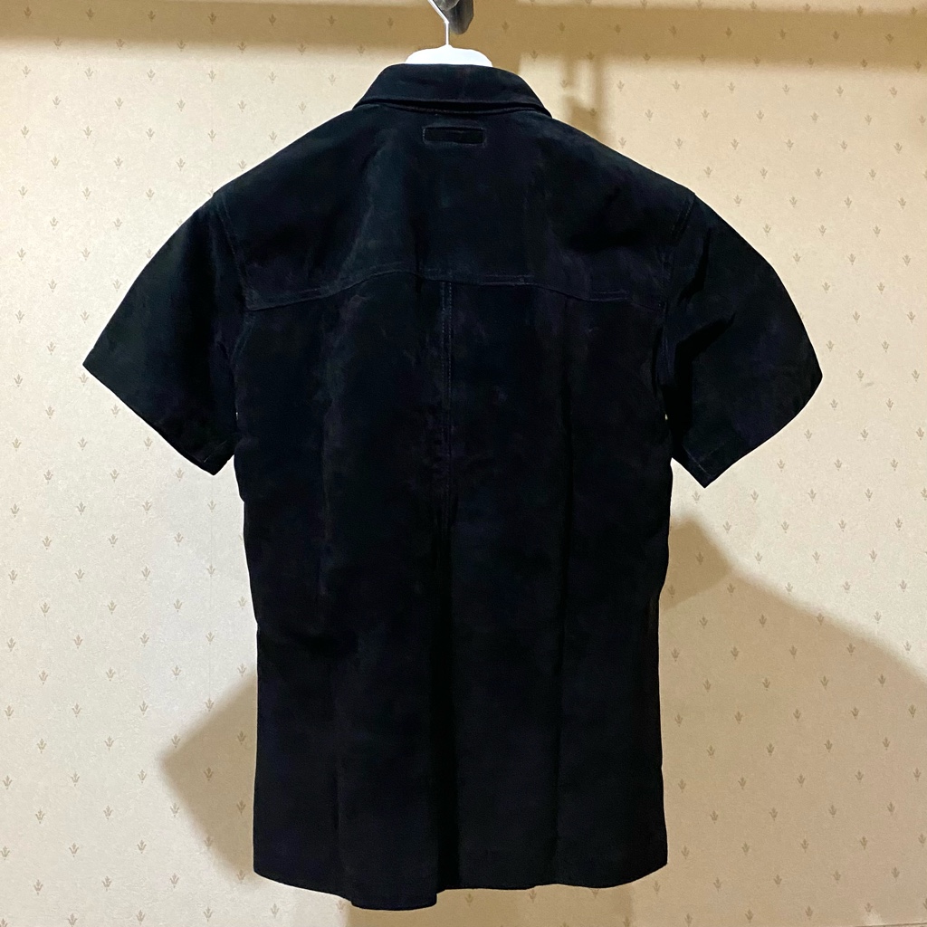 SOLD OUT》YOHJI YAMAMOTO DURBAN A.A.R ピッグレザー半袖シャツ 