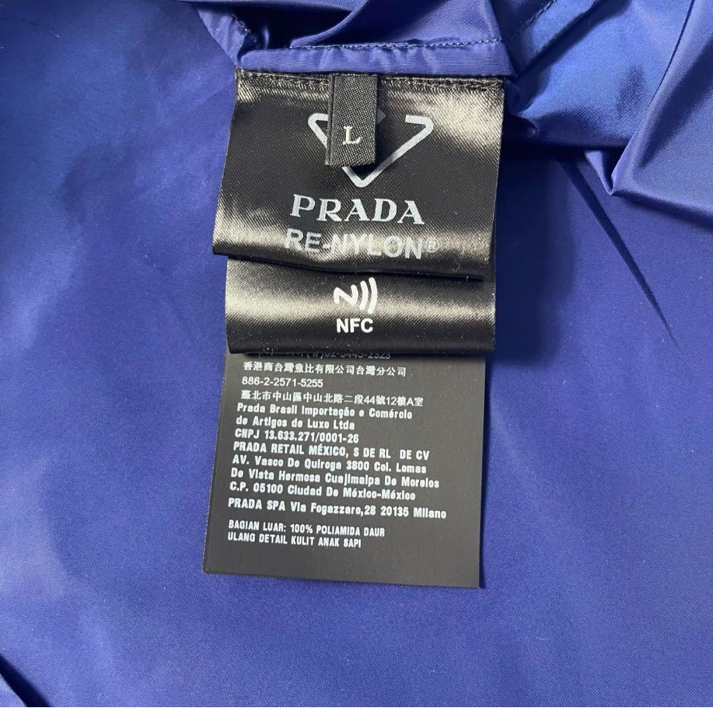 prada 21aw renylon ロゴプレート ジップ ジャケット - ARCHIVESTOCK