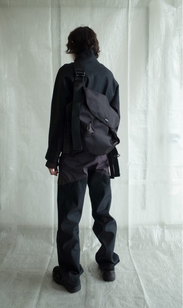 AFFXWRKS ブラックメッセンジャーバッグ