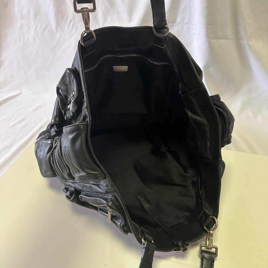 希少 JILSANDER マルチポケットバッグ シルバー Archive 希少