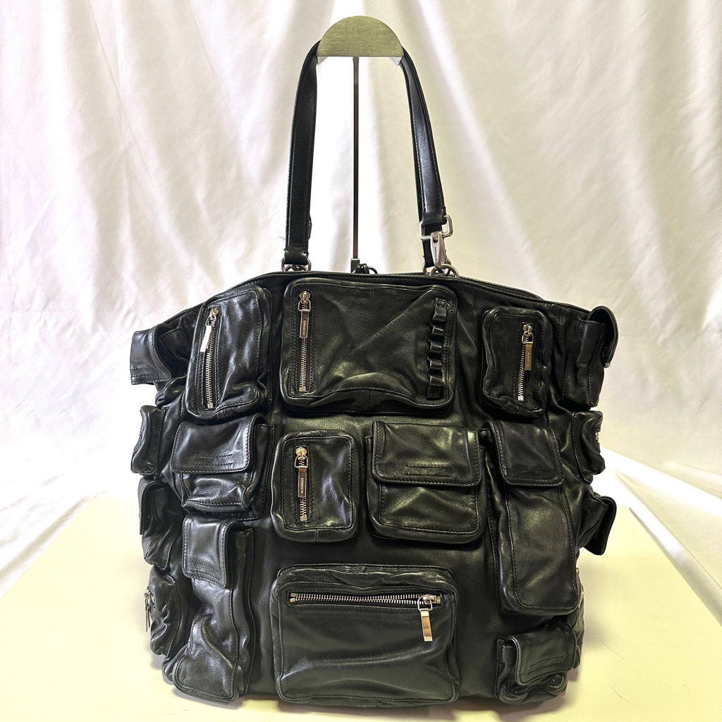 希少 JILSANDER マルチポケットバッグ シルバー Archive 希少 JILSANDER マルチポケットバッグ シルバー Archive JIL SANDER