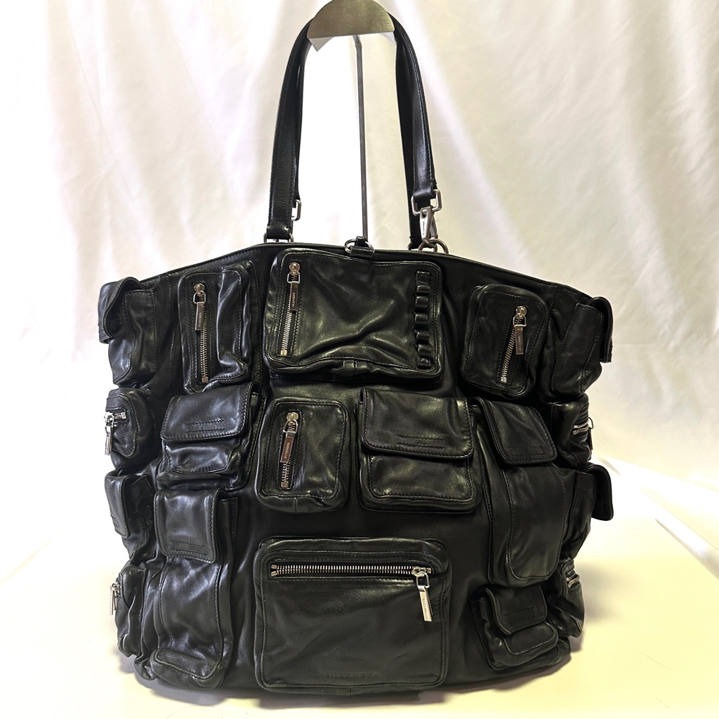 希少 JILSANDER マルチポケットバッグ シルバー Archive 希少 JILSANDER マルチポケットバッグ シルバー Archive 希少