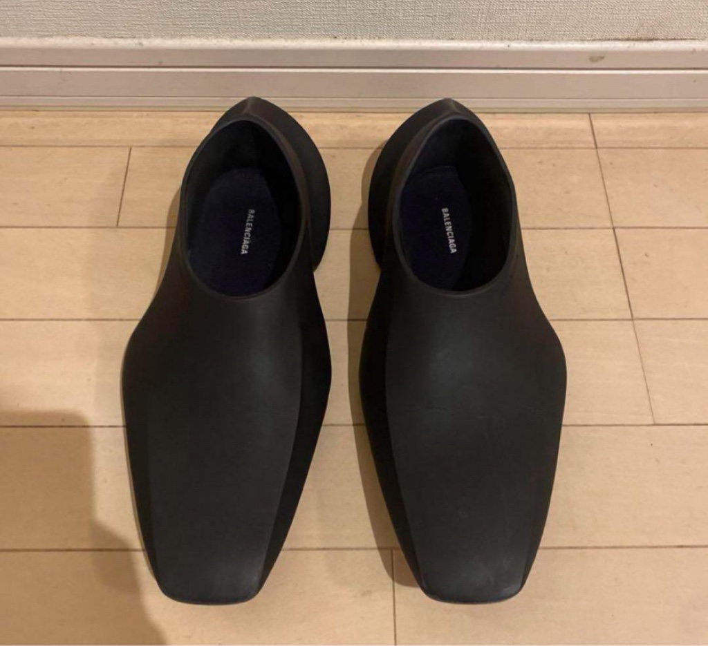 balenciaga space shoe シャイニーブラック size40 balenciaga Space