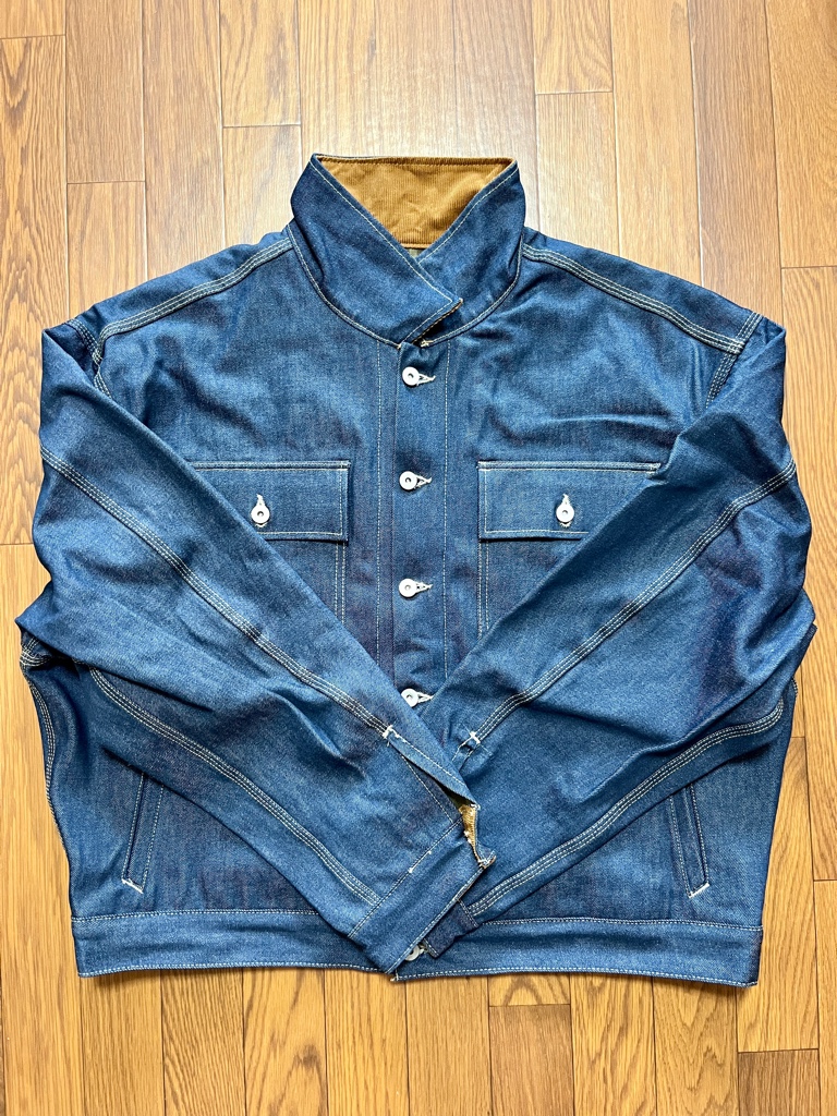 Yeezy season6 denim flannel jacket sample L - ARCHIVESTOCK