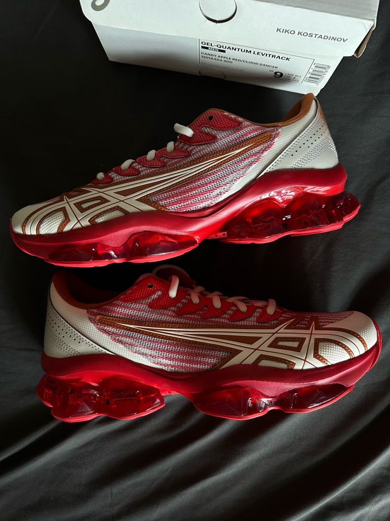 Kiko Kostadinov x ASICS gel-quantum levitrack candy apple red 27cm 
